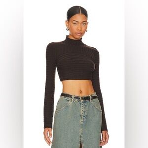 Revolve: NBD ‘Dylan’ Wide Rib Cropped Sweater, Size: XS